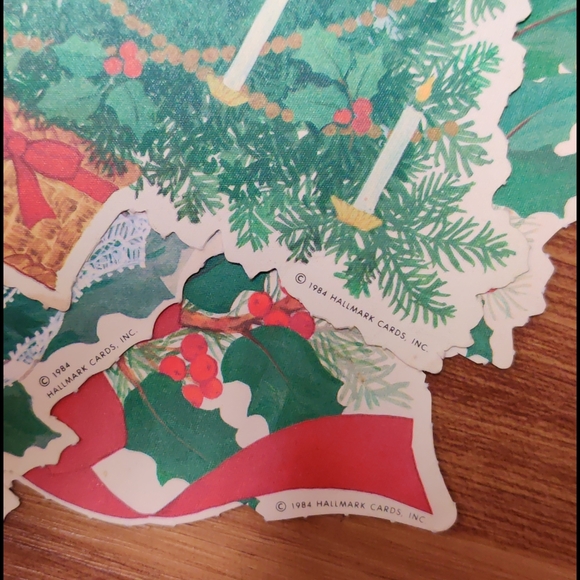 Vintage 1970s 80s Christmas cutouts window - Picture 8 of 16